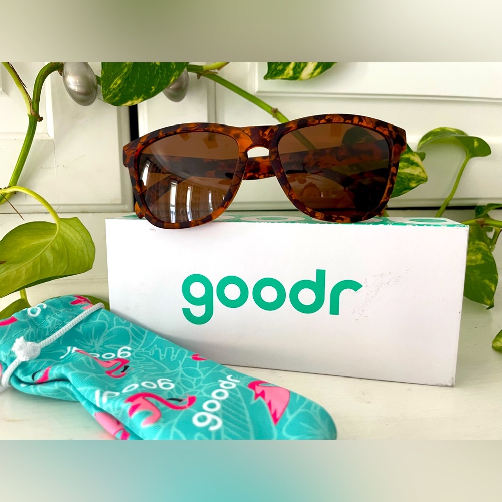 Goodr Bosley Basset Hound Tortoiseshell Polarized Sunglasses